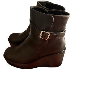Top Guy Ariana Platform Wedge Booties